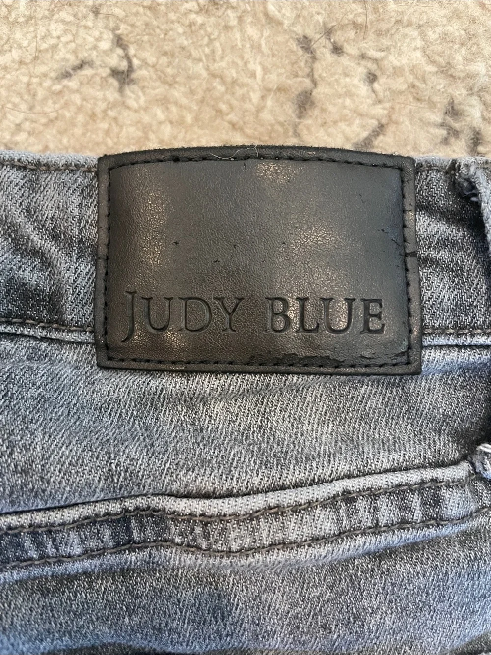 Judy Blue High-Rise Button-Fly Skinny Jeans - Charcoal Gray
